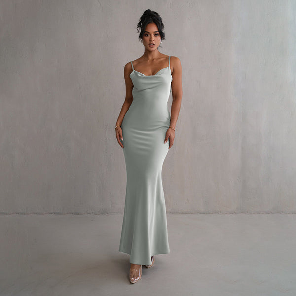 WILDA satin dress no