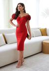 Josie Maxi Dress - Red
