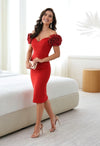 Josie Maxi Dress - Red